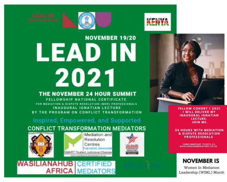 LEAD IN At The November 24 Hour LEAD IN Summit and Fellowship Inaugural Ignatian Lecture 2021